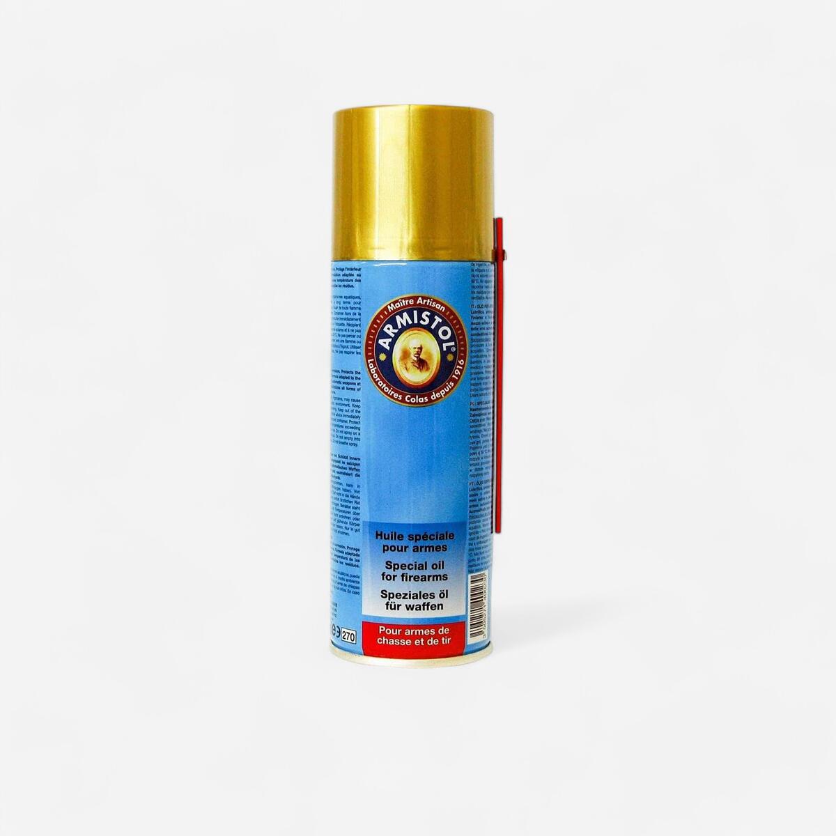 Huile Armistol pour arme 200ml en aérosol