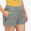 Short court de trekking - TRAVEL 500 - Kaki - Femme