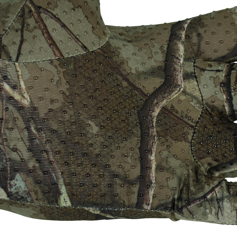 Dunne en stretch camouflagehandschoenen voor de jacht 100 Treemetic