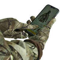 THIN STRECH HUNTING GLOVES TREEMETIC 100 CAMOUFLAGE