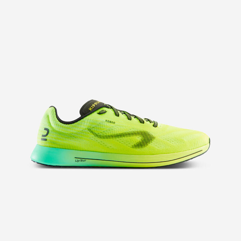 Hardloopschoenen voor heren KD800 groen geel