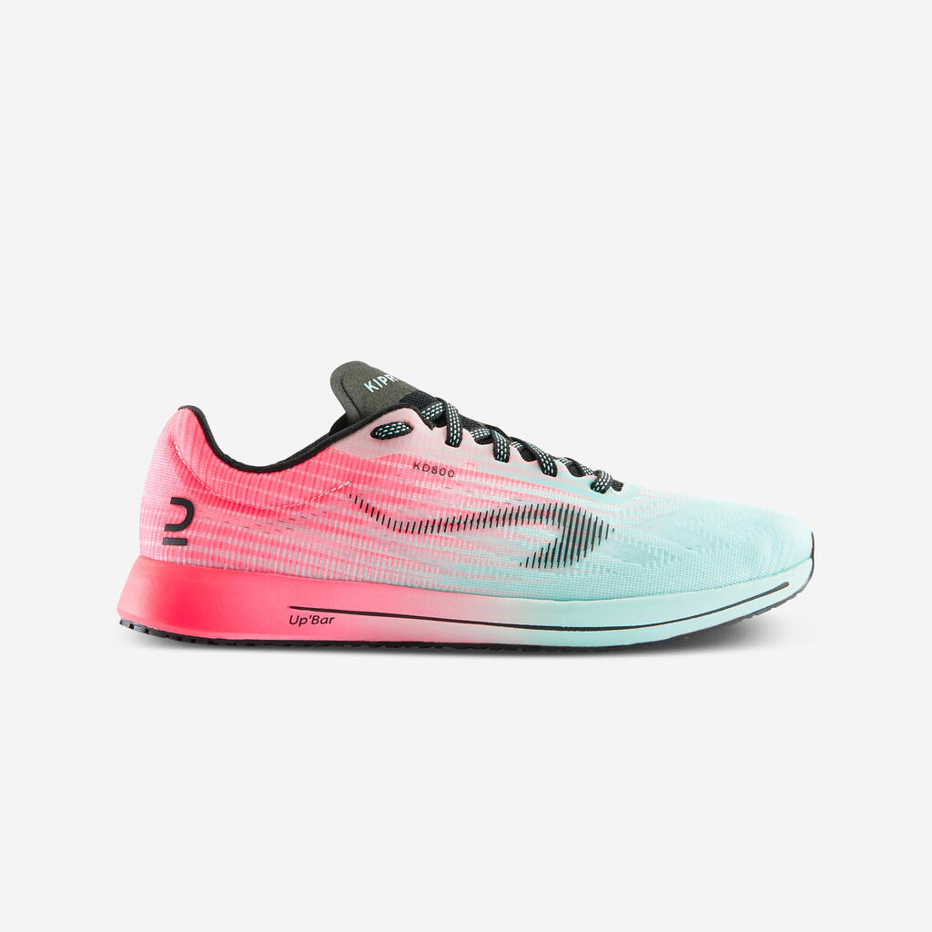 KIPRUN KD800 women's running shoes - white/pink/blue