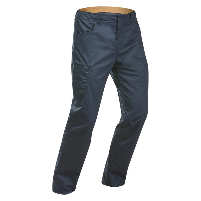 Pantalon Regular Drumeție în natură NH500 Albastru Bărbați
