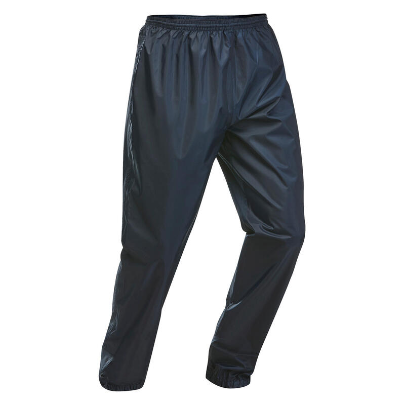 Men's waterproof trousers - NH500 - Navy Blue