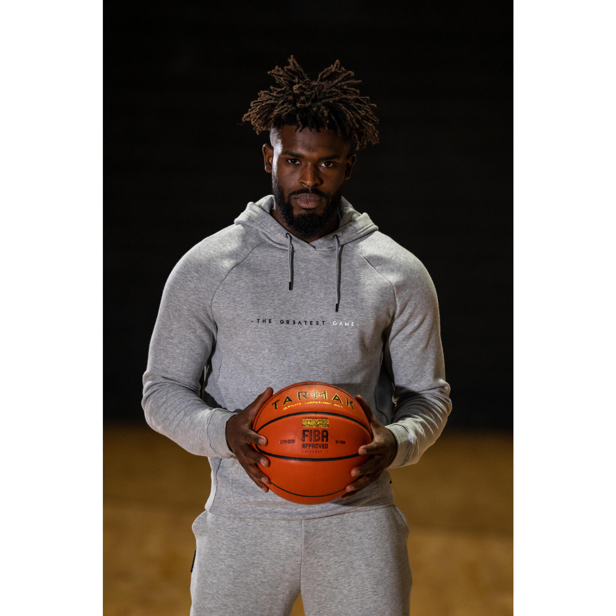 SUDADERA DE BALONCESTO CON CAPUCHA UNISEX H100 Decathlon