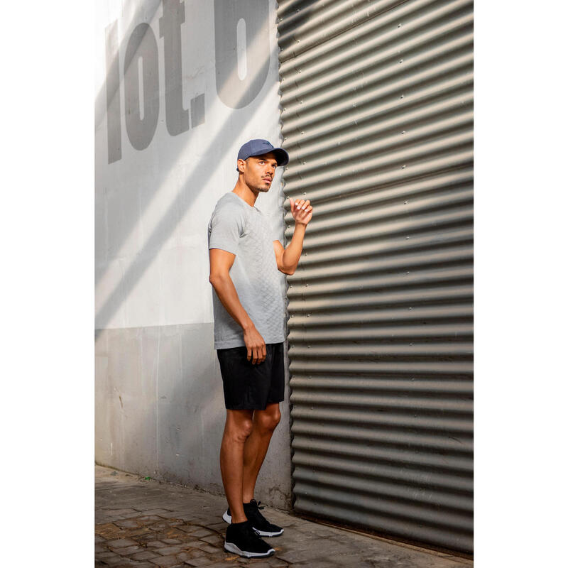 Erkek Lacivert Spor Şortu 120 -  Fitness Kardiyo
