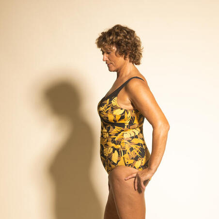 Žuti ženski jednodelni kupaći kostim KARLI ALM