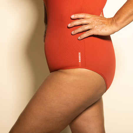 Moterų vientisas maudymosi kostiumėlis „Ines“, raudonas