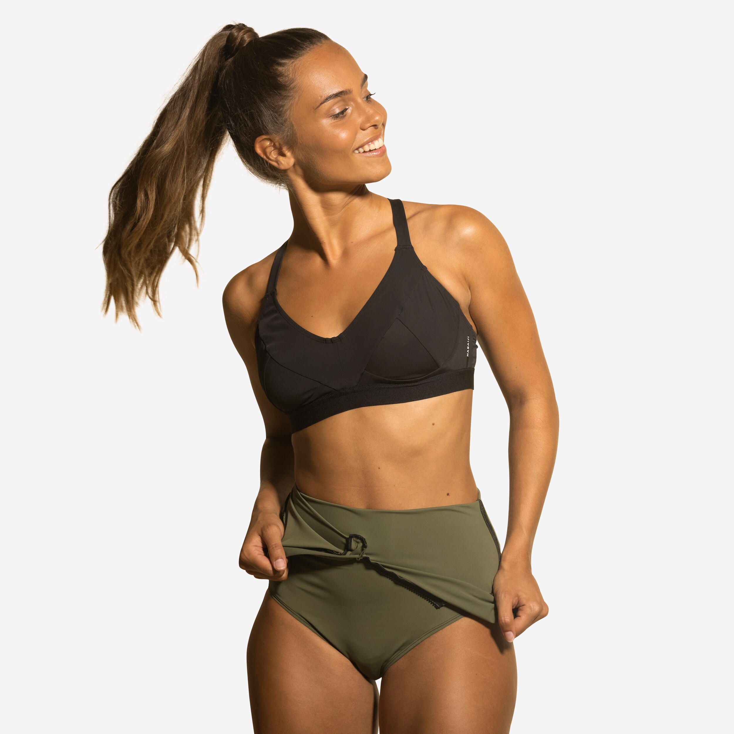 NABAIJI Costume top Acquagym donna AQUABRA nero