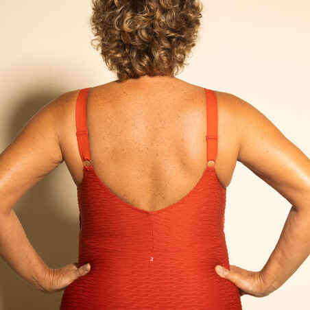 Moteriškas vientisas maudymosi kostiumėlis „Romi Salento“, raudonas