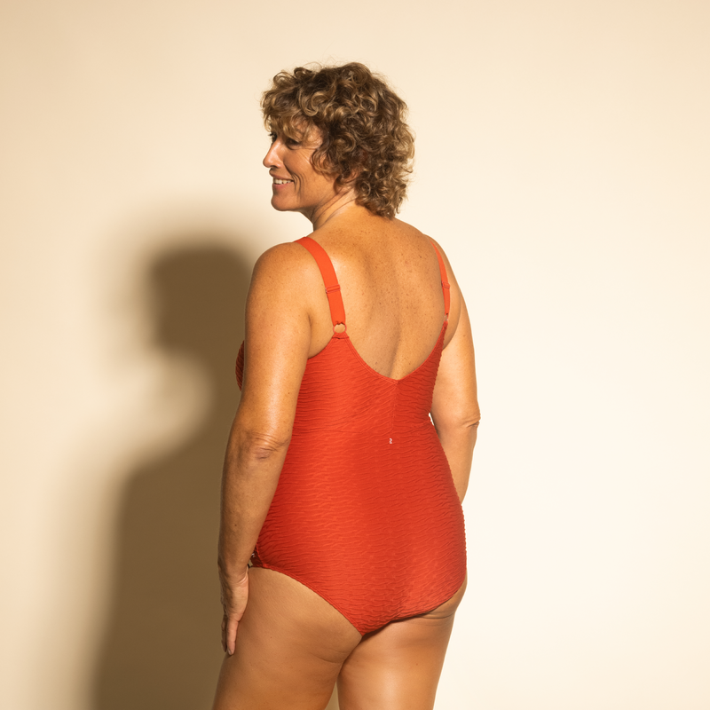 Maillot De Bain Une Pièce RASUREL Rouge - Taille 5C/FR100C/INT85C - Neuf Avec étiquettes
