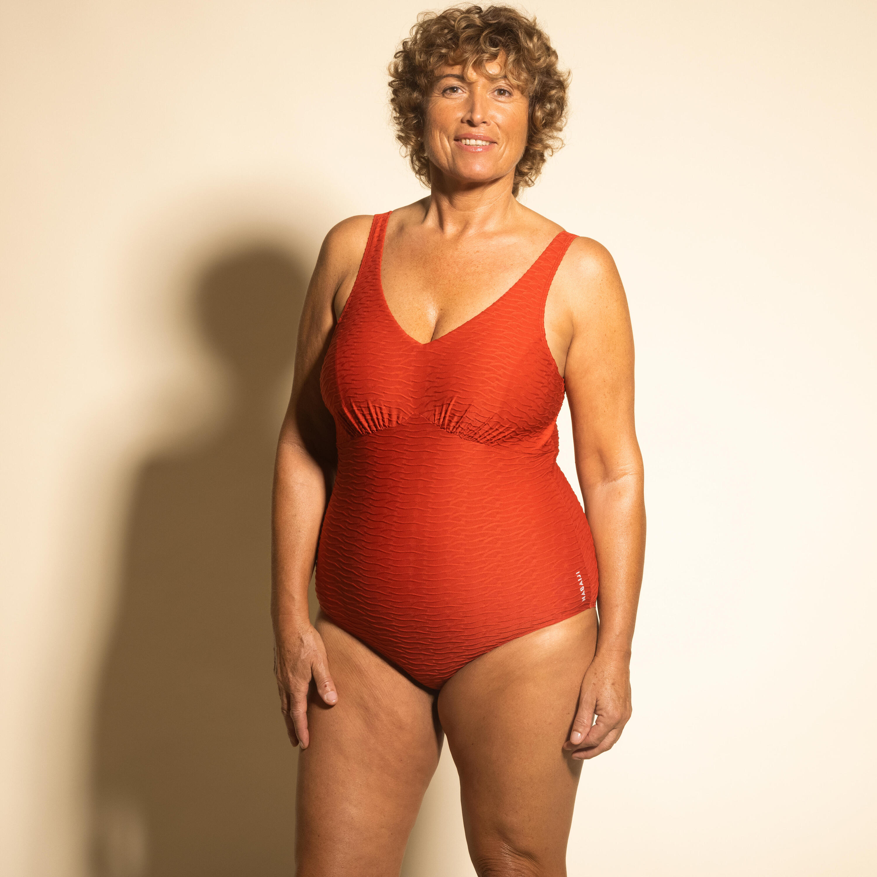 Women's 1-piece swimsuit Romi Salento red 1/10