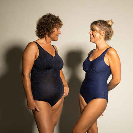 Women's Aquafit 1-piece Swimsuit Romi Salento - Dark Blue