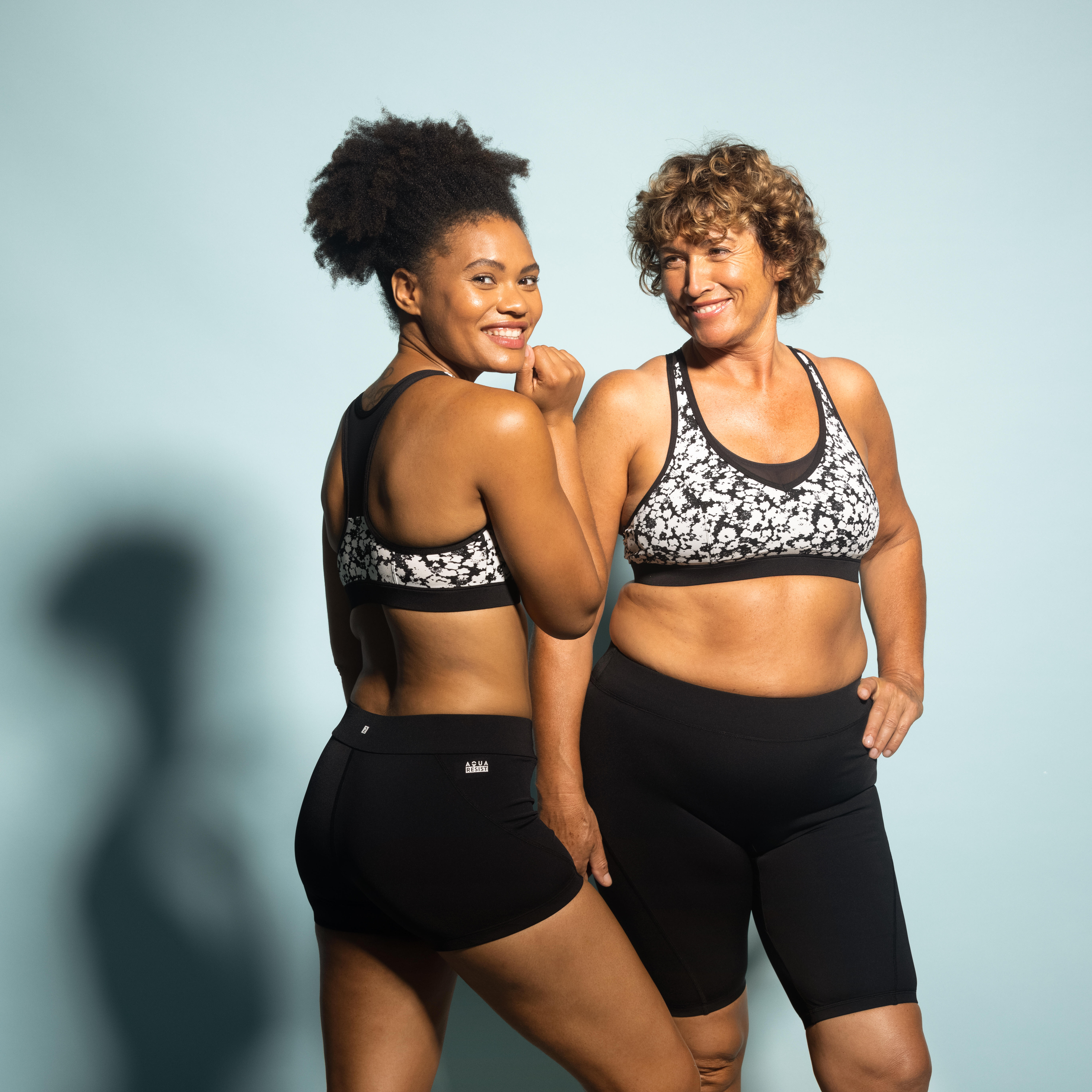 Women Swimsuit Shorts Quick-Dry & Stretchable Black