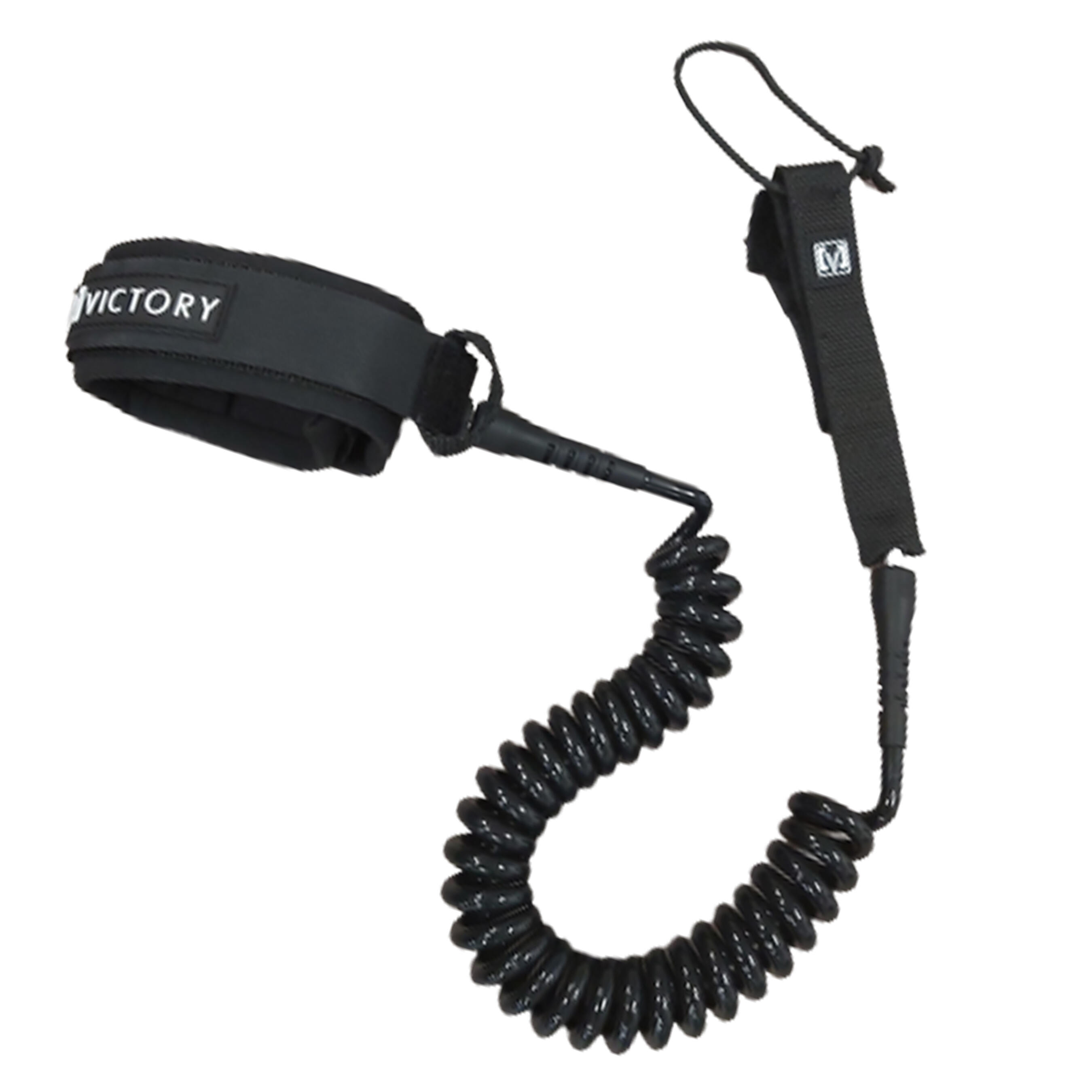 SURFSYSTEM Coiled leash for touring or racing stand-up paddle boards.