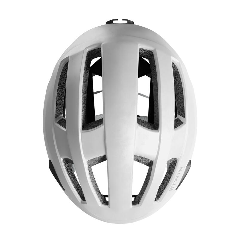 Casco bici città adulto 500 bianco