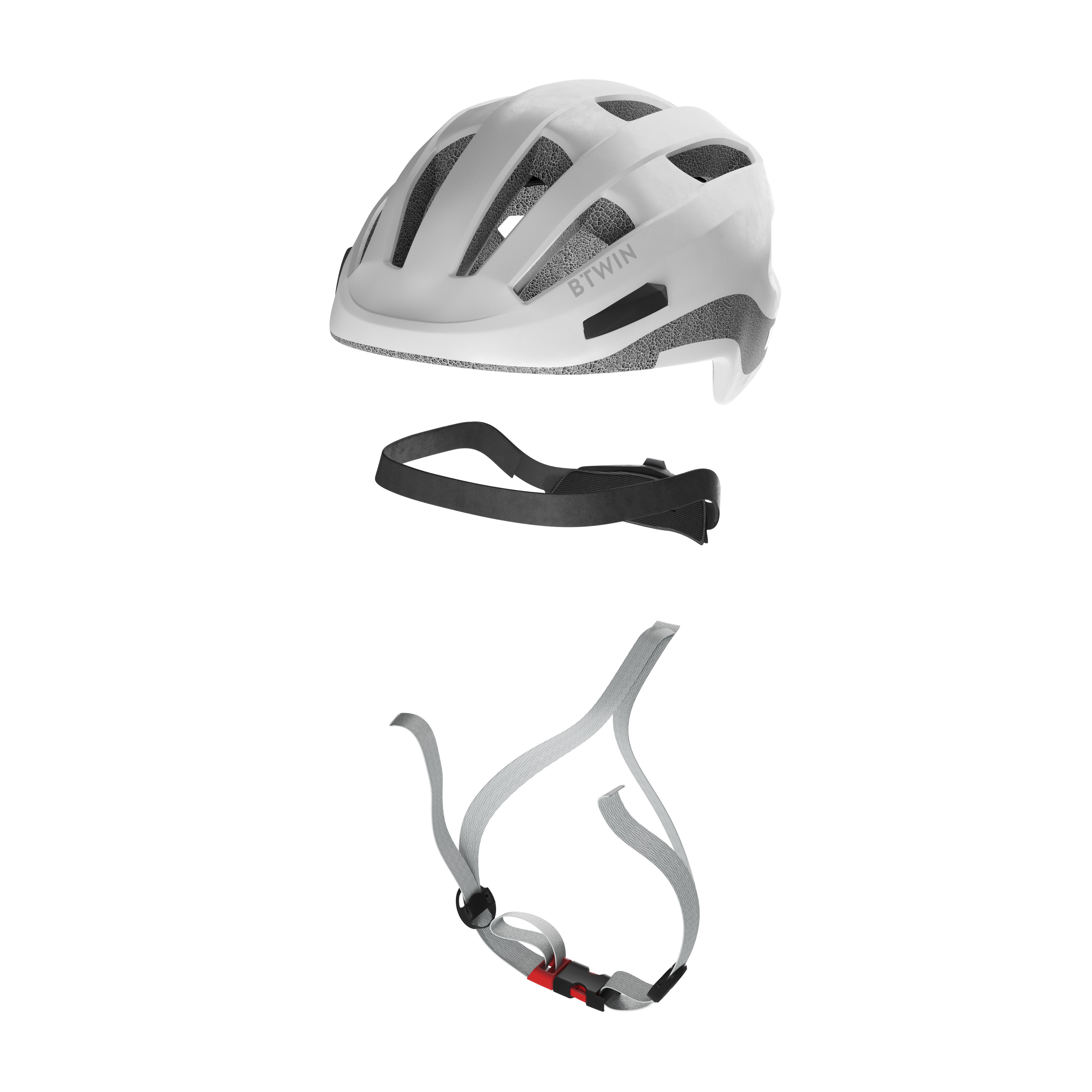 City Cycling Helmet - 500 Grey - BTWIN