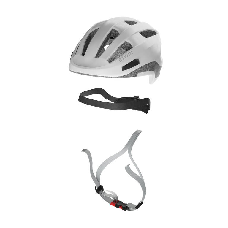 500 City Cycling Helmet - White