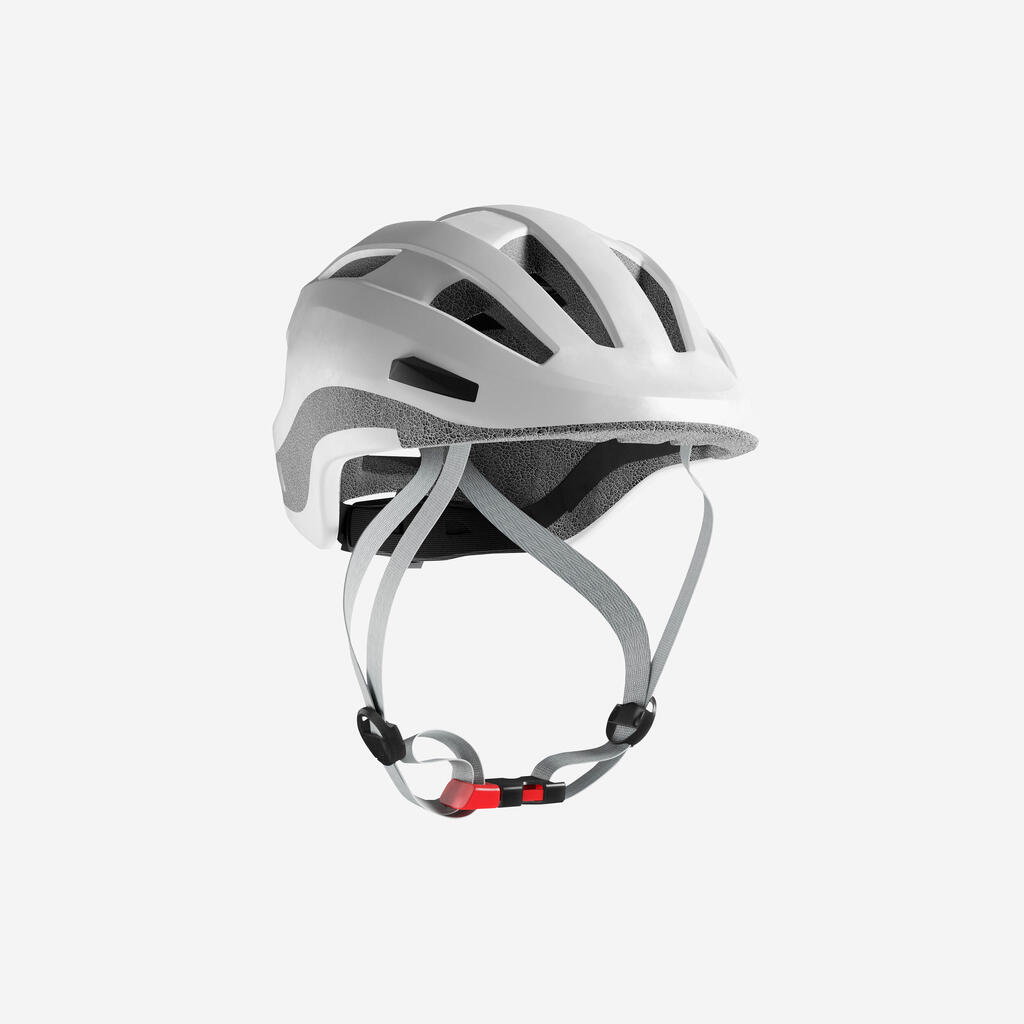 Casco para ciclismo urbano blanco 500