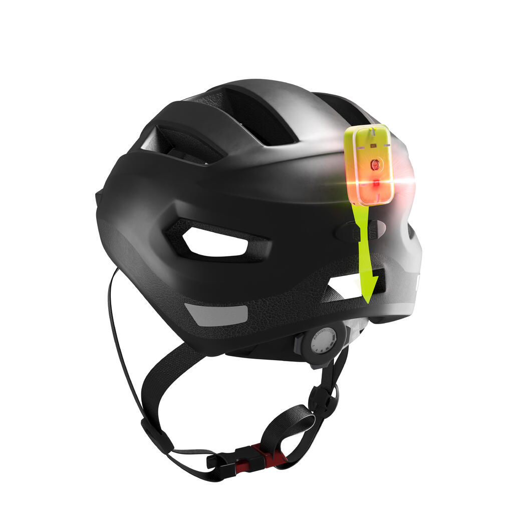 CASCO BICICLETA URBANA 500 AMARILLO FLUO