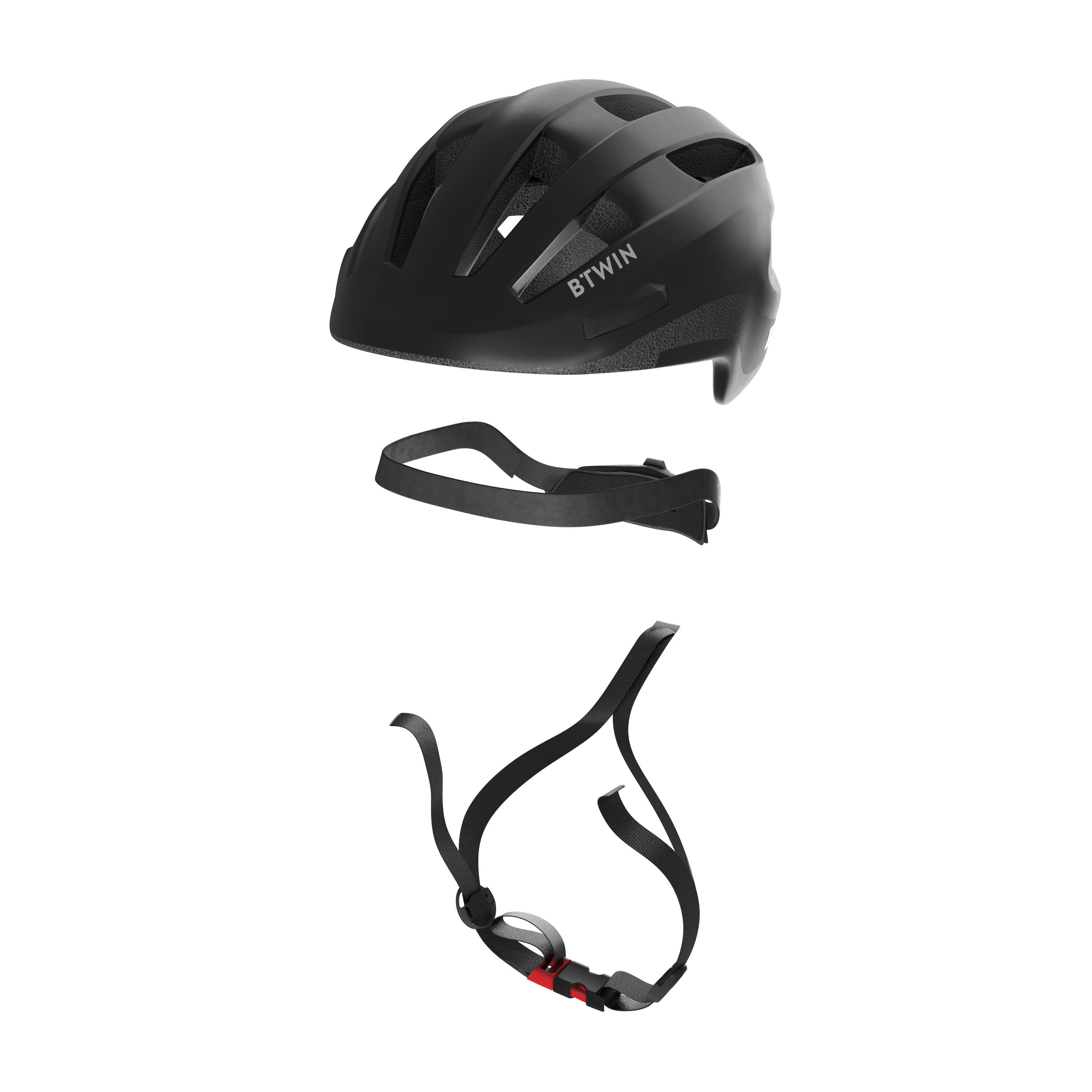 500 City Cycling Helmet - Neon Yellow 5/5