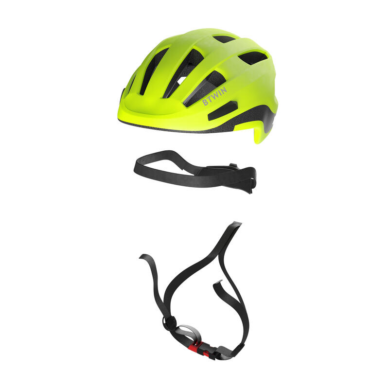 Btwin 500 Unisex Neon Şehir Bisikleti Kaskı