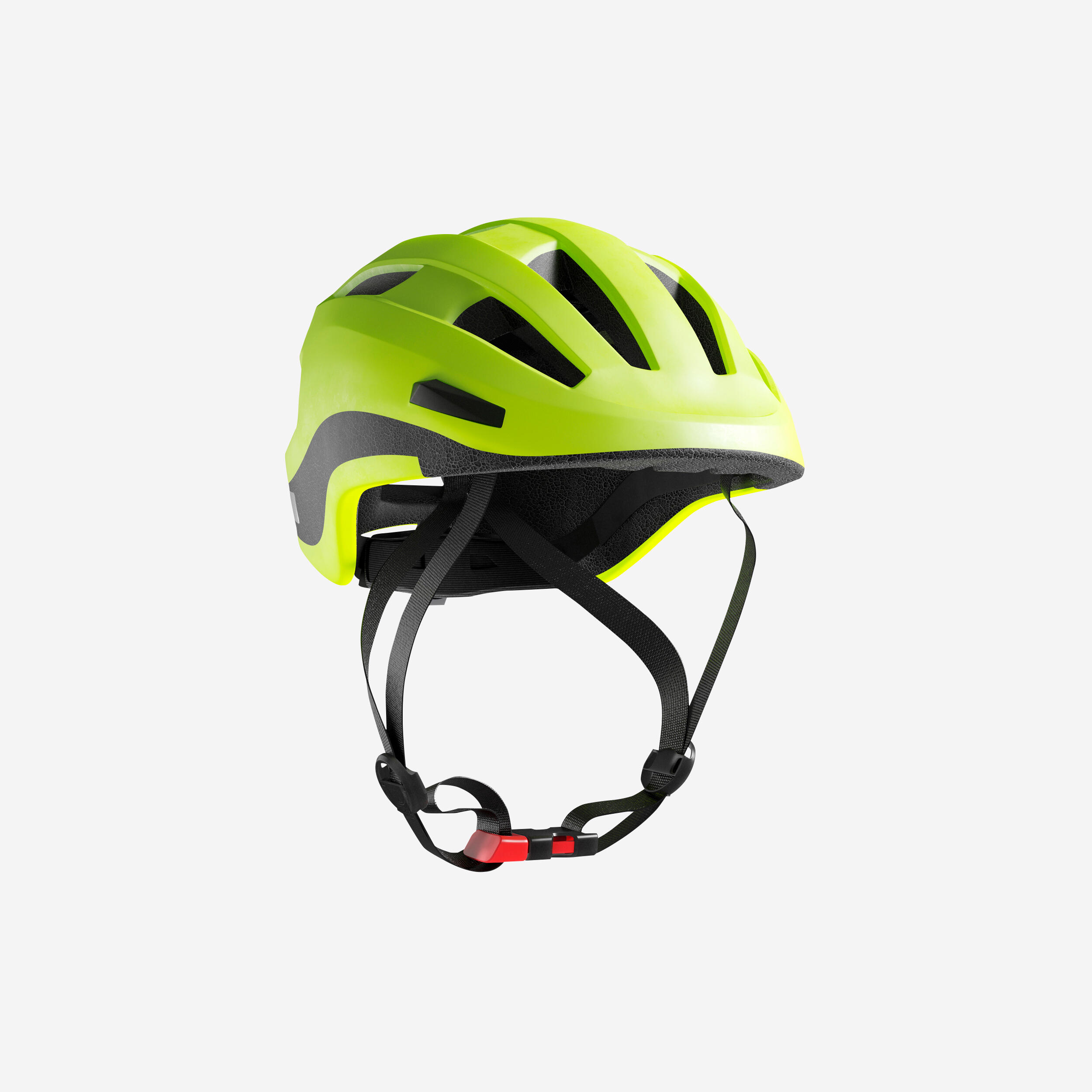 BTWIN 500 City Cycling Helmet - Neon Yellow