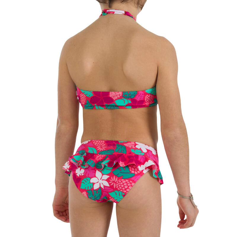 Maillot de bain 2 pièces fille bandeau volant LG ALOHA