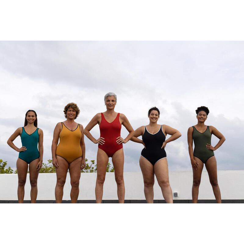 Costum de baie întreg Aquagym Ines Roșu Damă 