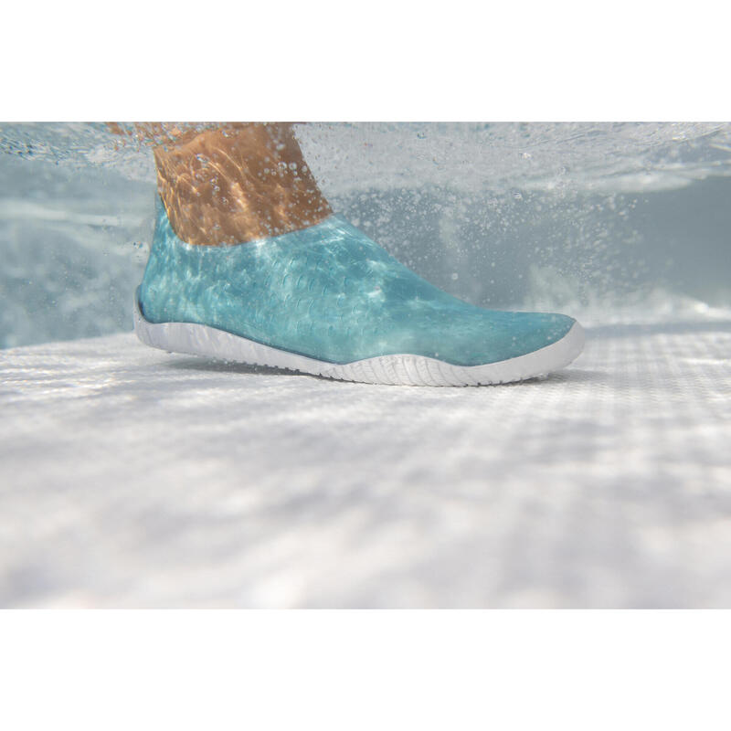 Waterschoenen voor aquabike of aquagym Fitshoe lichtblauw
