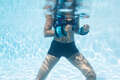 [EN] AQUAGYM EQUIPMENT Plavanje - Trak z utežmi (2 x 0,75 kg) NABAIJI - Učenje vodnih aktivnosti