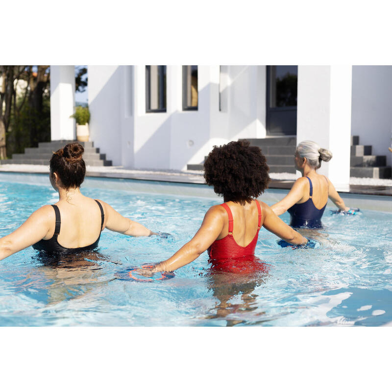 Costum de baie întreg Aquagym SALENTO Negru Damă 