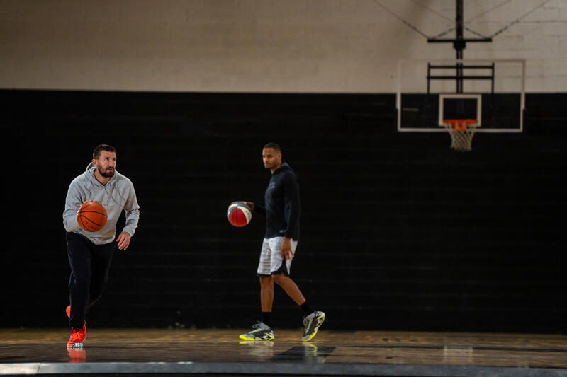 Pánské basketbalové tepláky P100 černé 