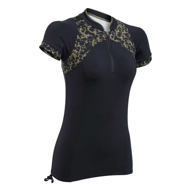 Maglia Acquagym donna ZIA LICA nero-verde