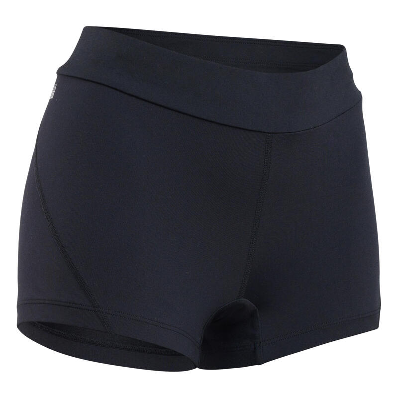 Pantalon short bikini Mujer natación negro