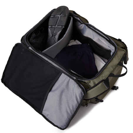 Weight Training and Cross Training Insulated Gym Bag 51 L - Khaki