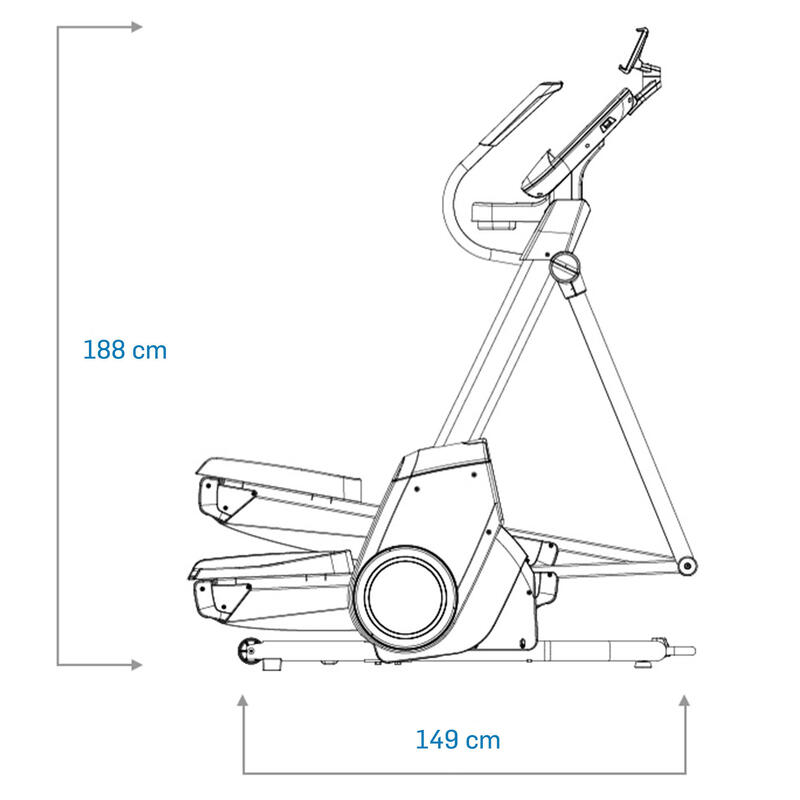 Ellittica palestra iFIT FREESTRIDE FS10i