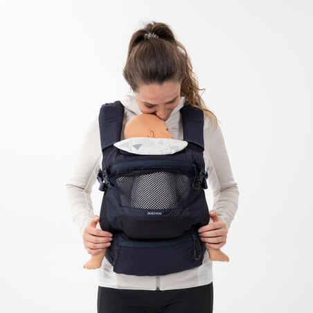 Physiological Baby Carrier from 9 months to 15 kg - MH500 Navy Blue