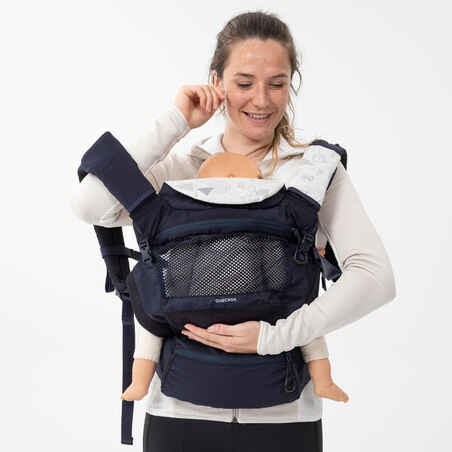 Physiological Baby Carrier from 9 months to 15 kg - MH500 Navy Blue