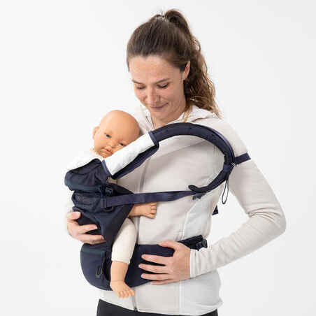 Physiological Baby Carrier from 9 months to 15 kg - MH500 Navy Blue