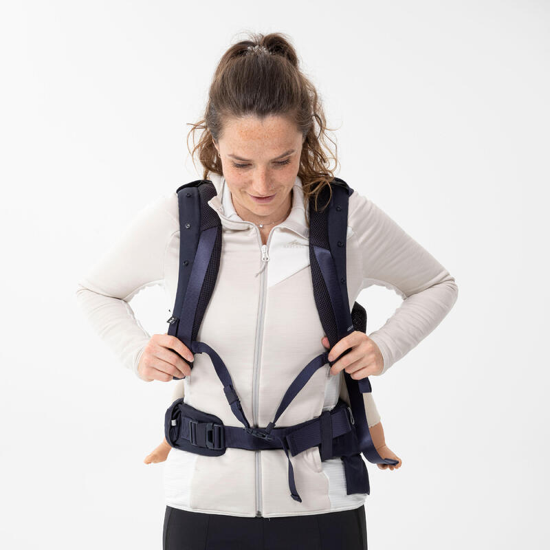 Ergonomische kinderdrager voor kinderen van 9 maanden tot 15 kg MH500 navy