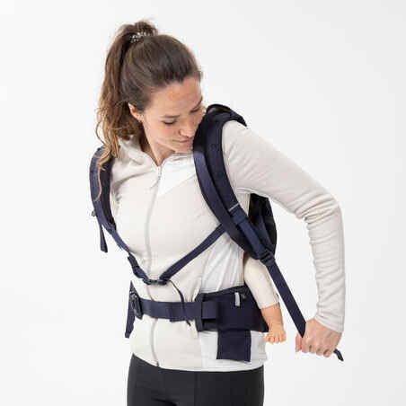 Physiological Baby Carrier from 9 months to 15 kg - MH500 Navy Blue