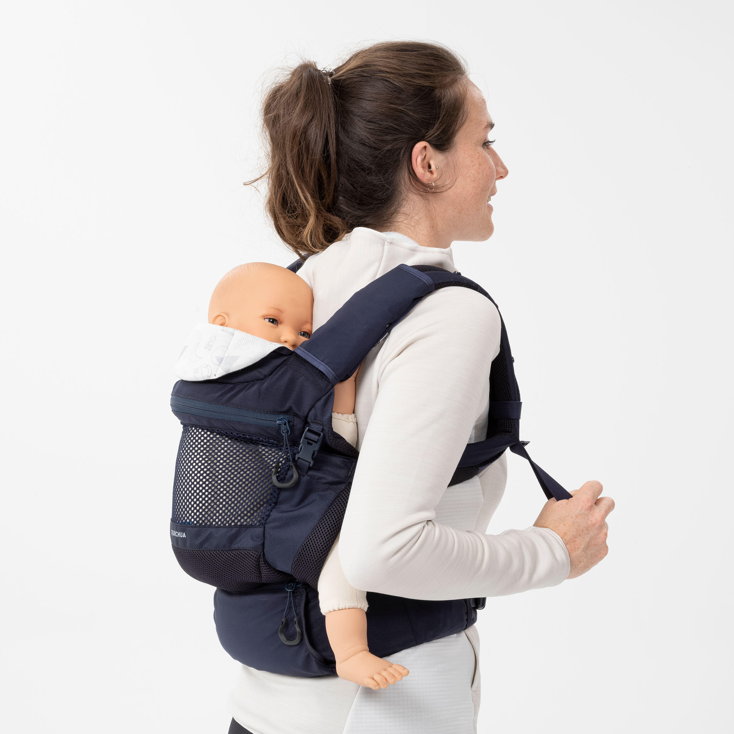 Portabebés de senderismo fisiológico a partir de 9 a 15kg - MH500  2/14