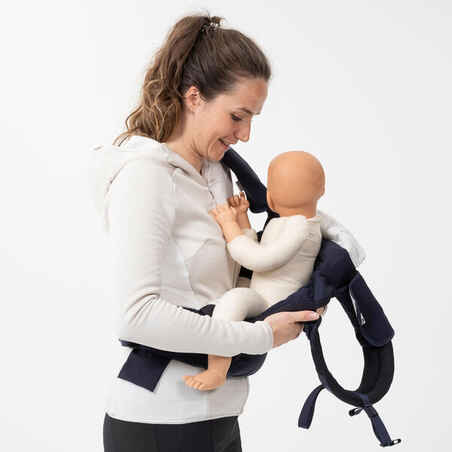 Physiological Baby Carrier from 9 months to 15 kg - MH500 Navy Blue