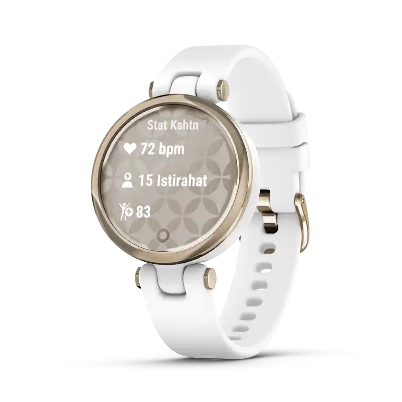 Lily GPS Smartwatch Metal Hazel/White Silicone