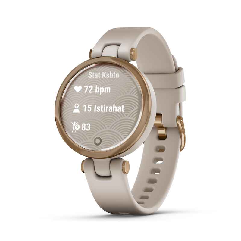 Lily GPS Smartwatch Rose Gold/Light Sand Silicone