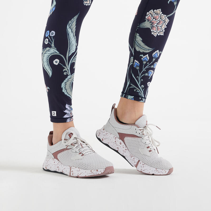 Chaussures de fitness 520 femme blanches et roses