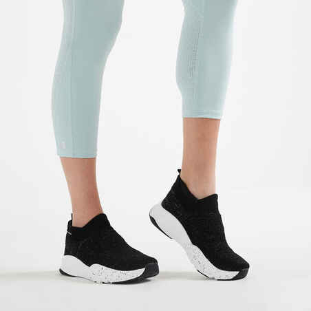 Ženski fitnes čevlji 500 Fitmax - črni