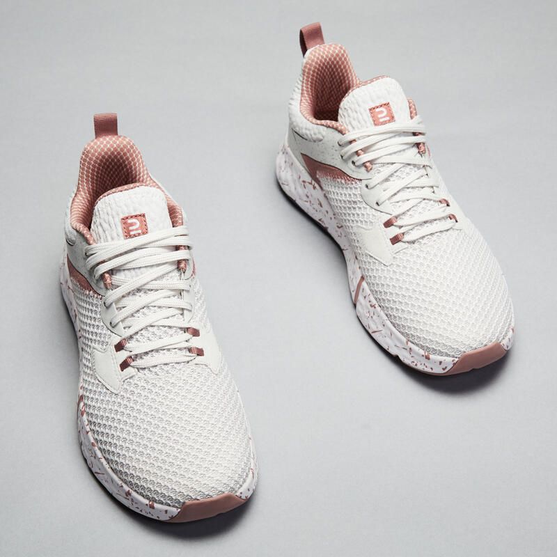 Dámské fitness boty 520 bílo-růžové