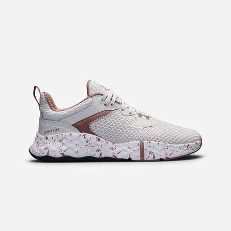 Chaussures de fitness 520 femme blanches et roses